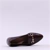 Wonders Alondra Block Heel Link Loafer - Dark Burgundy Leather